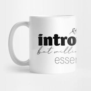 Introverted But Willing to Discuss Essential Oils Mug